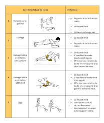 entrainement haut du corps