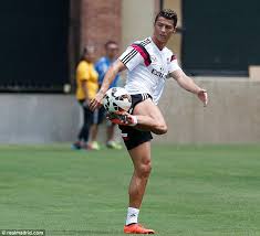 ronaldo entrainement