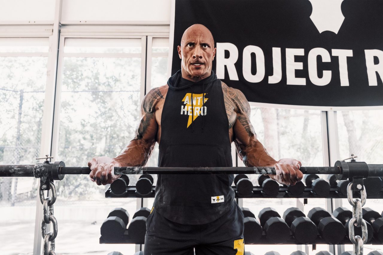 dwayne johnson entrainement